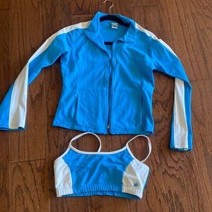 ‘So Sporty’ work out jacket and matching top